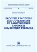 Processi e modelli di e-government ed e-governance applicati all'azienda pubblica