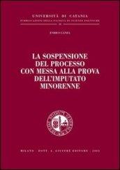 La sospensione del processo con messa alla prova dell'imputato minorenne