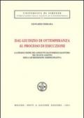 Dal giudizio di ottemperanza al processo di esecuzione. La dissoluzione del concetto di interesse legittimo del nuovo assetto della giurisdizione amministrativa