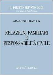 Relazioni familiari e responsabilità civile