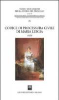 Codice di processura civile di Maria Luigia (1820)