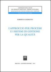 L'approccio per processi e i sistemi di gestione per la qualità