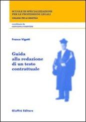 Guida alla redazione di un testo contrattuale