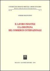 Il lavoro infantile e la disciplina del commercio internazionale