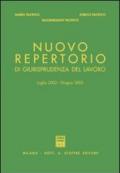 Nuovo repertorio di giurisprudenza del lavoro (luglio 2002-giugno 2003)