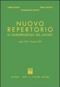 Nuovo repertorio di giurisprudenza del lavoro (luglio 2002-giugno 2003)