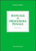 Manuale di procedura penale