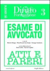 Esame di avvocato. Atti e pareri