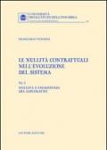 Le nullità contrattuali nell'evoluzione del sistema. 1.Nullità e inesistenza del contratto