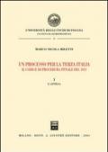 Un processo per la terza Italia. Il codice di procedura penale del 1913. 1.L'attesa