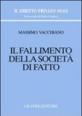 Il fallimento della società di fatto