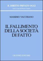 Il fallimento della società di fatto