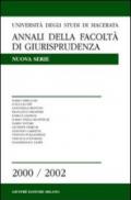 Annali della Facoltà di giurisprudenza. Università di Macerata (2000-2002). 5.