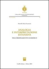 Analogia e interpretazione estensiva nell'ordinamento giuridico