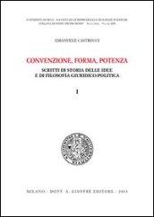 Convenzione, forma, potenza. Scritti di storia delle idee e di filosofia giuridico-politica