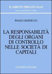 La responsabilità degli organi di controllo nelle società di capitali