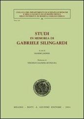 Studi in memoria di Gabriele Silingardi