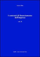 I contratti di finanziamento dell'impresa. 2.