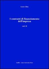 I contratti di finanziamento dell'impresa. 2.