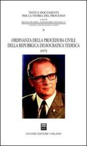 Ordinanza della procedura civile della Repubblica Democratica Tedesca 1975