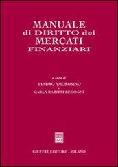 Manuale di diritto dei mercati finanziari