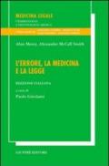 L'errore, la medicina e la legge