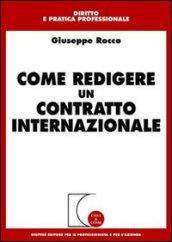 Come redigere un contratto internazionale