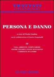 Persona e danno. 4.Casa, ambiente, tempo libero. Figure vecchie e nuove di illecito. L'ambiente di lavoro