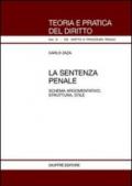 La sentenza penale. Schema argomentativo, struttura, stile