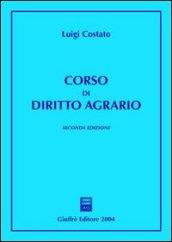 Corso di diritto agrario