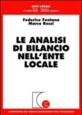 Le analisi di bilancio nell'ente locale