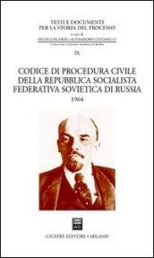 Codice di procedura civile della Repubblica Socialista Federativa Sovietica di Russia 1964