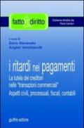 I ritardi nei pagamenti. La tutela dei creditori nelle «transazioni commerciali». Aspetti civili, processuali, fiscali, contabili