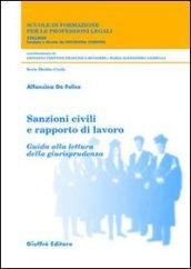 Sanzioni civili e rapporto di lavoro. Guida alla lettura della giurisprudenza