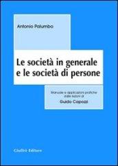 Le società in generale e le società di persone