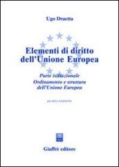 Elementi di diritto dell'Unione Europea. Parte istituzionale. Ordinamento e struttura dell'Unione Europea. Aggiornato al 1° maggio 2004
