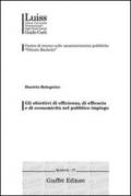 Gli obiettivi di efficienza, di efficacia e di economicità nel pubblico impiego