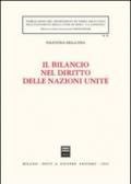 Il bilancio nel diritto delle Nazioni Unite