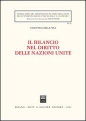 Il bilancio nel diritto delle Nazioni Unite