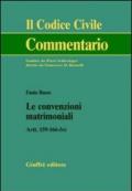 Le convenzioni matrimoniali. Artt. 159-166 bis