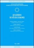 Quaderni di studi europei (2004). 1.