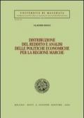 Distribuzione del reddito e analisi delle politiche economiche per la regione Marche