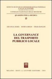 La governance del trasporto pubblico locale