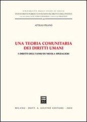 Una teoria comunitaria dei diritti umani. I diritti dell'uomo di Nicola Spedalieri