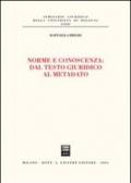 Norme e conoscenza: dal testo giuridico al metadato