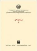 Annali della Facoltà di giurisprudenza dell'Università di Foggia. 1.