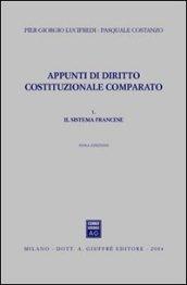 Appunti di diritto costituzionale comparato. 1.Il sistema francese