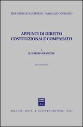 Appunti di diritto costituzionale comparato. 1.Il sistema francese