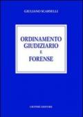 Ordinamento giudiziario e forense