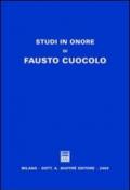 Studi in onore di Fausto Cuocolo
